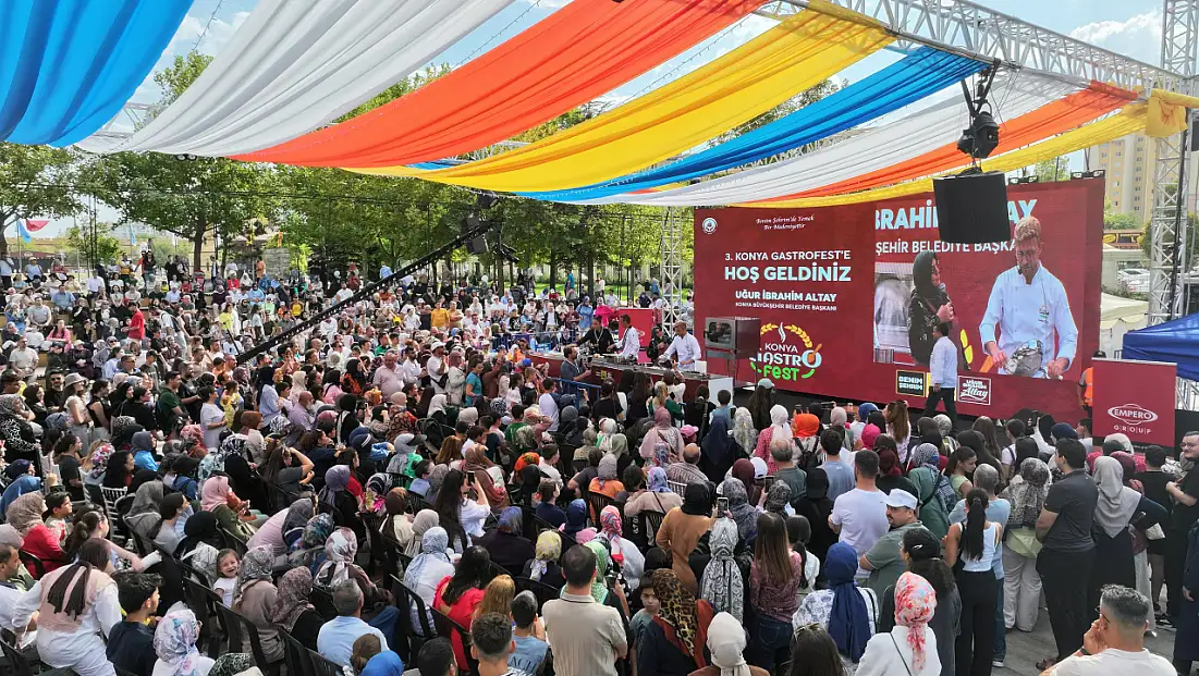 Konya’da lezzet şöleni! 4. GastroFest için tarih belli oldu