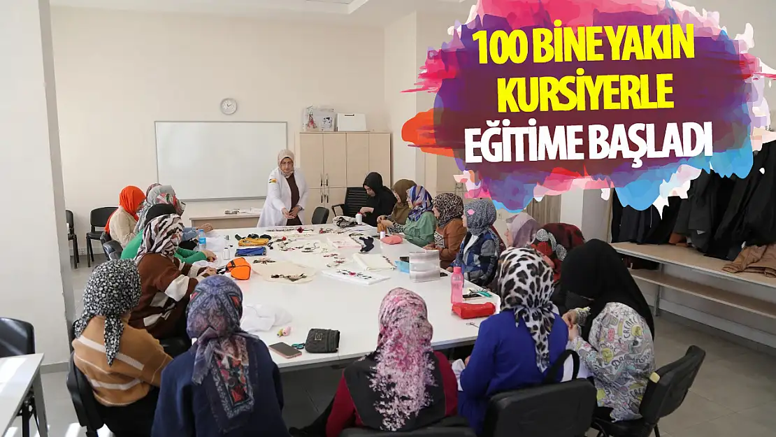 100  Bine yakın kursiyerle eğitime başladı