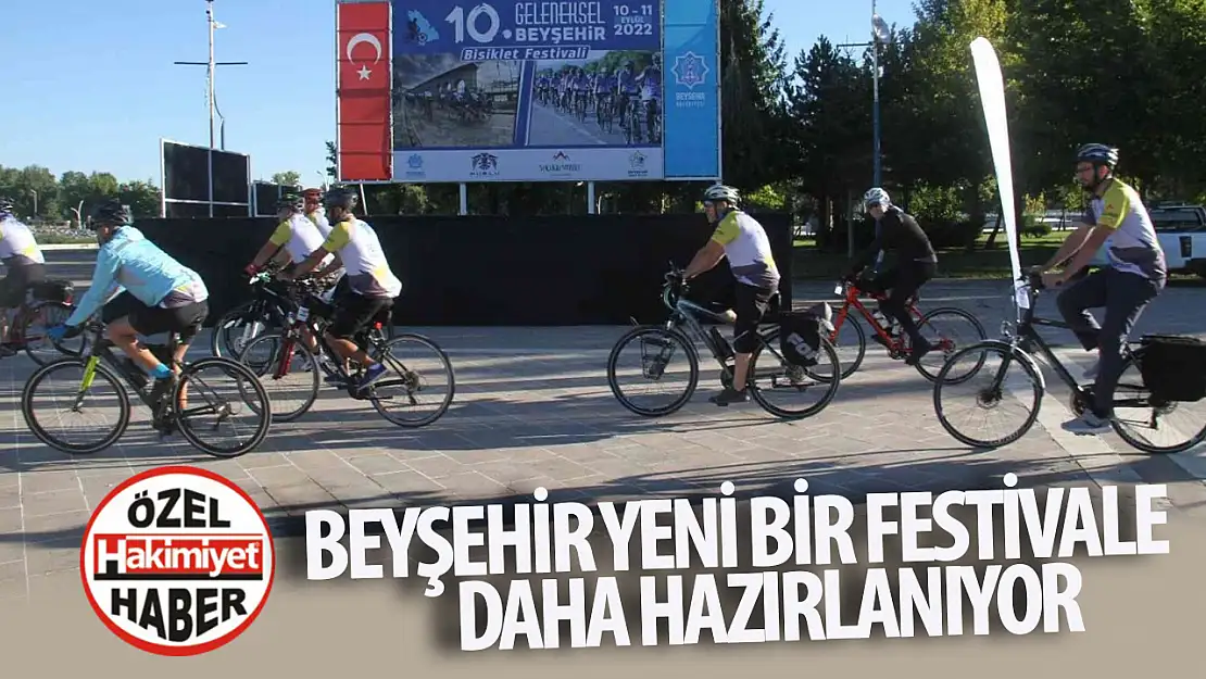 12. Geleneksel Beyşehir Bisiklet Festivali Başlıyor