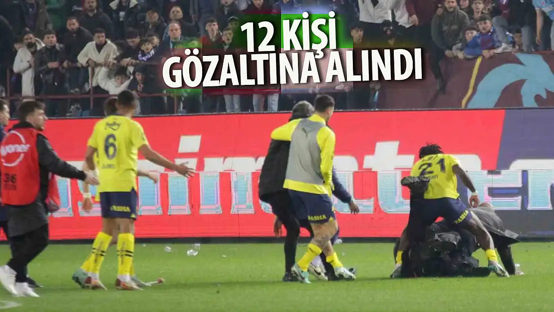 12 kişi yakalanarak gözaltına alındı!