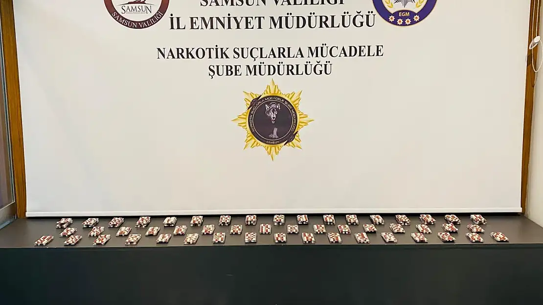 3 bin 500 sentetik ecza hapı ele geçirildi
