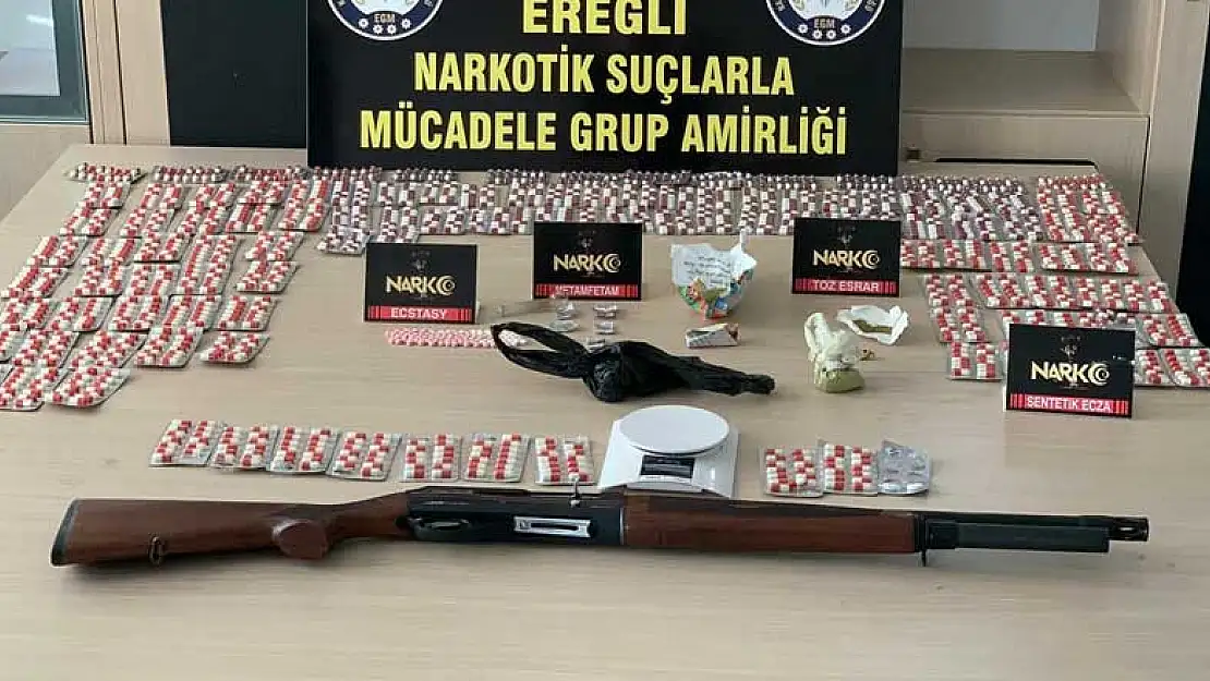 Konya Ereğli'de uyuşturucudan 6 kişiye gözaltı