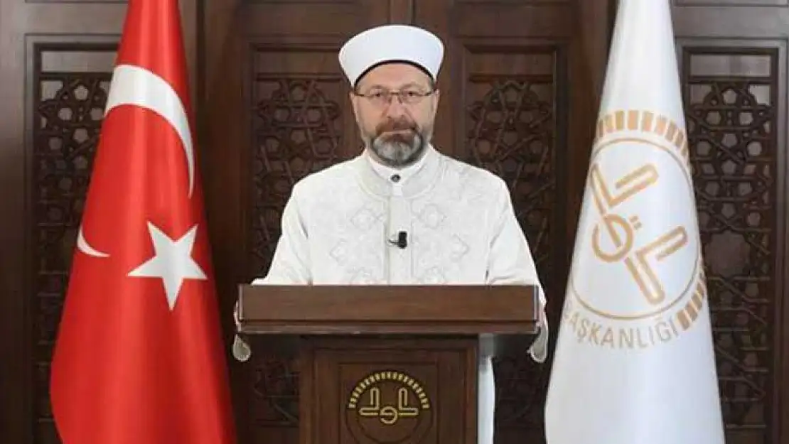 Diyanet İşleri Başkanı Ali Erbaş'tan Cuma Namazı açıklaması