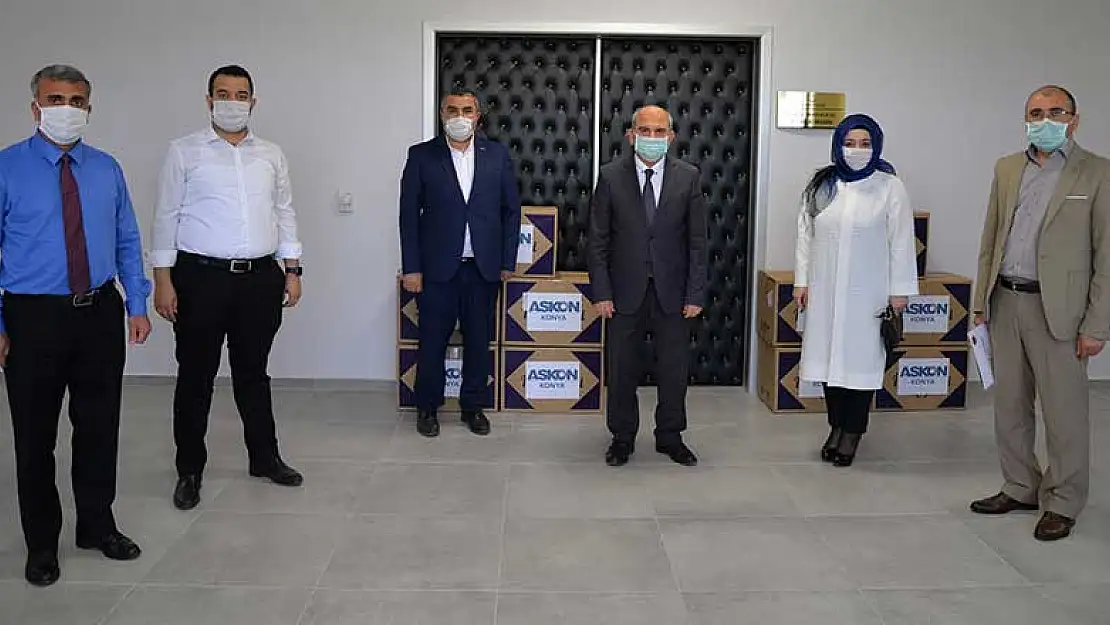 ASKON Konya'dan maske desteği