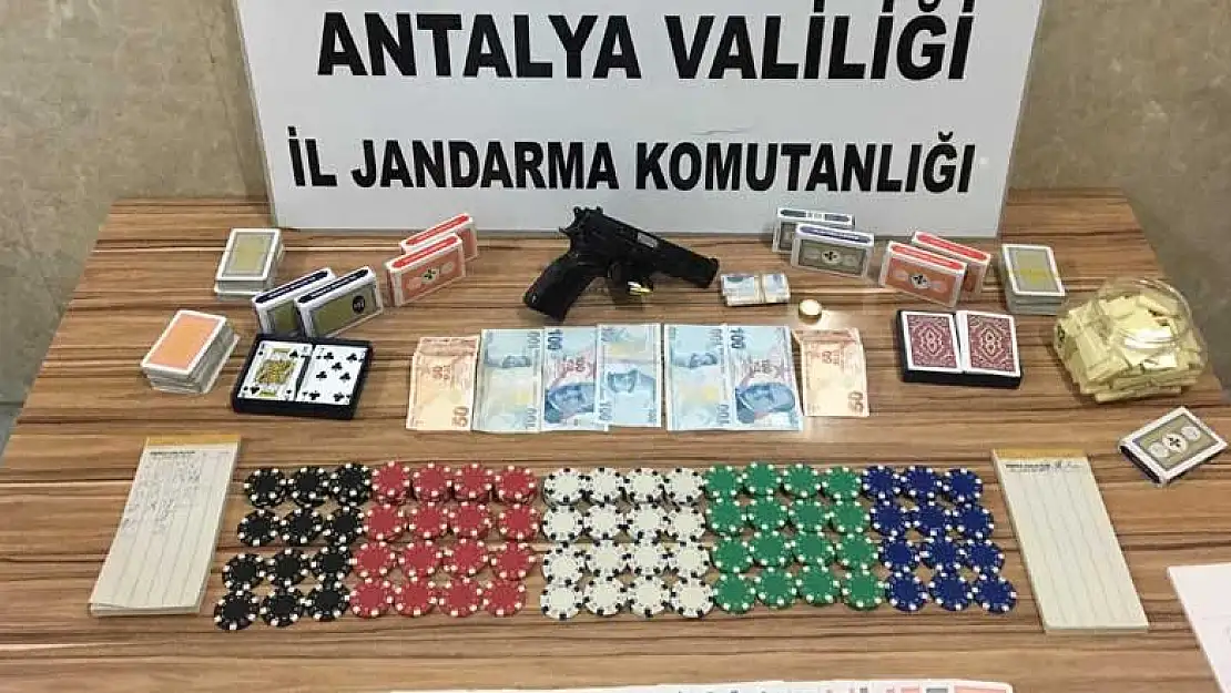 Kim bu adamlar? Alanya'da yine kumar yine operasyon