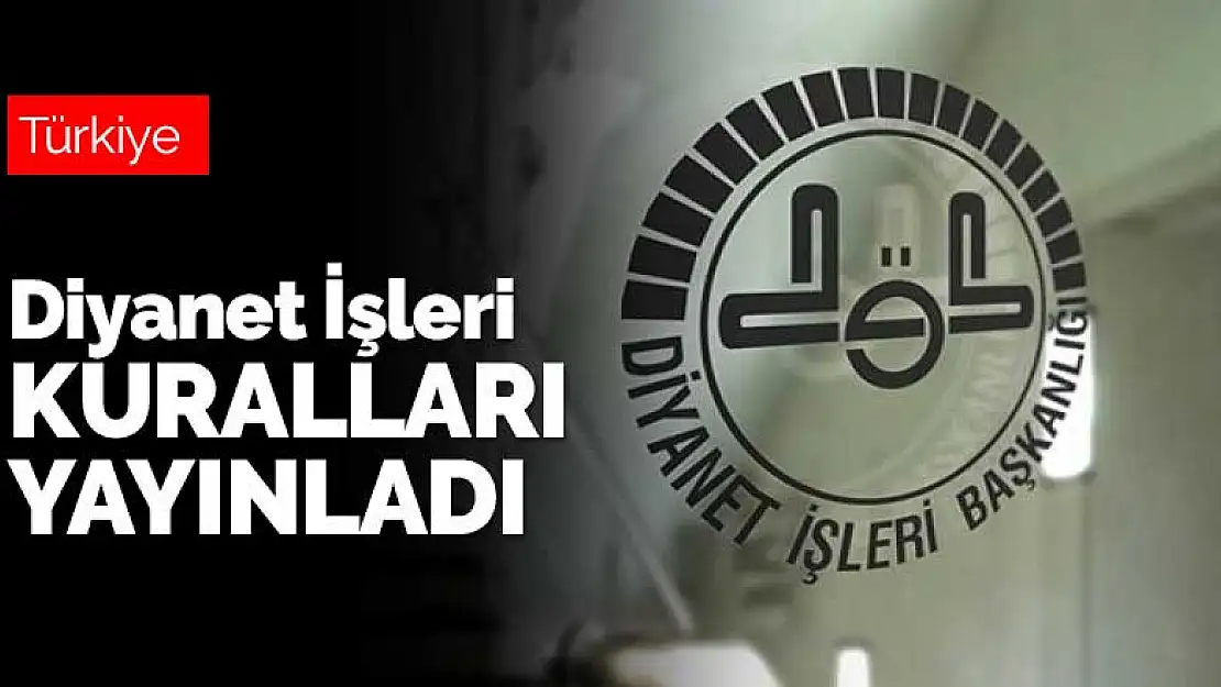 Camiye gidecekler dikkat! Diyanet İşleri kuralları yayınladı