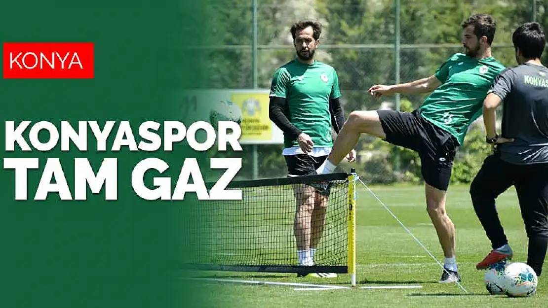 Konyaspor hız kesmeden çalışmalarını sürdürüyor