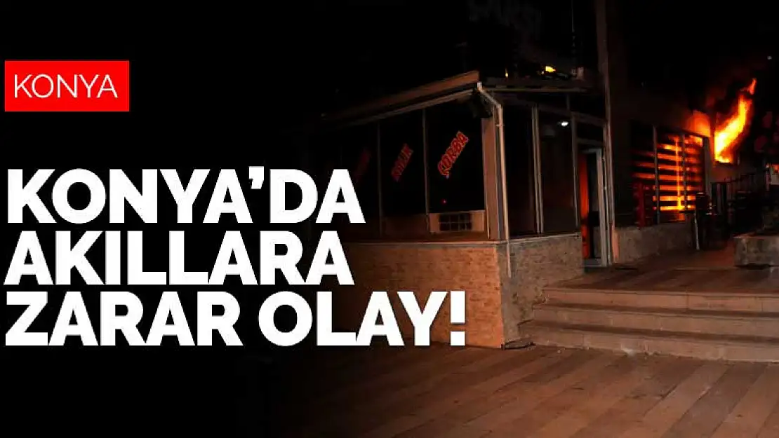 Konya'da akıllara zarar olay! Binada yaşayanları düşünmeden ateşe verdi