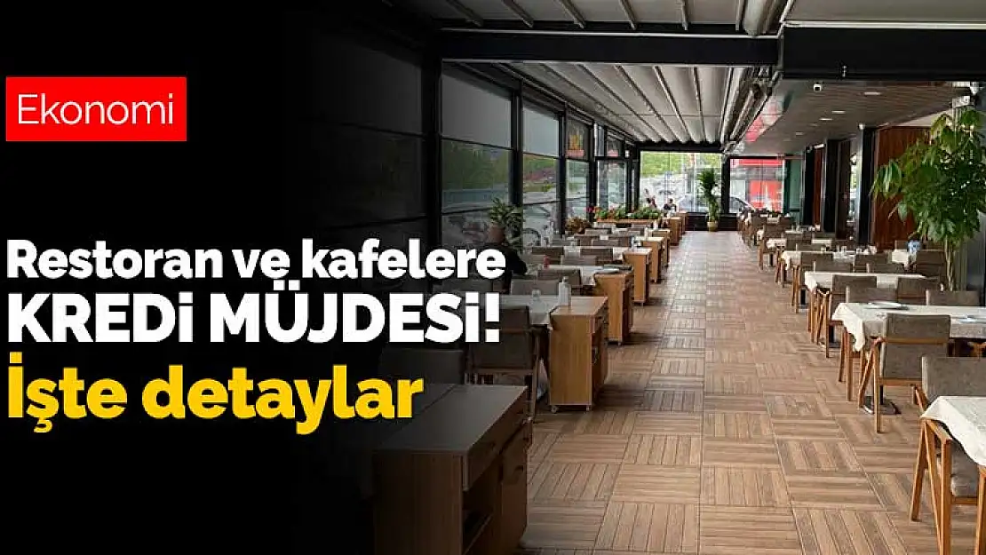 Koronavirüs nedeniyle işleri bozulan restoran ve kafelere kredi müjdesi! İşte detaylar