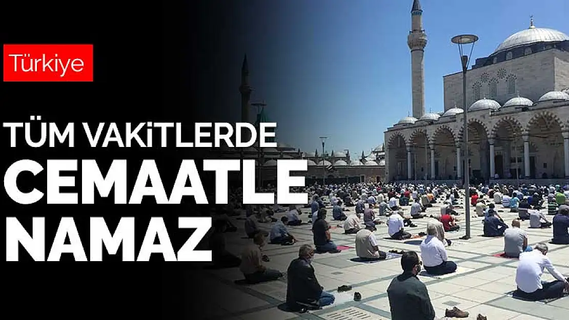 Camilerle ilgili son dakika açıklaması! Namazlar tüm vakitlerde cemaatle kılınacak