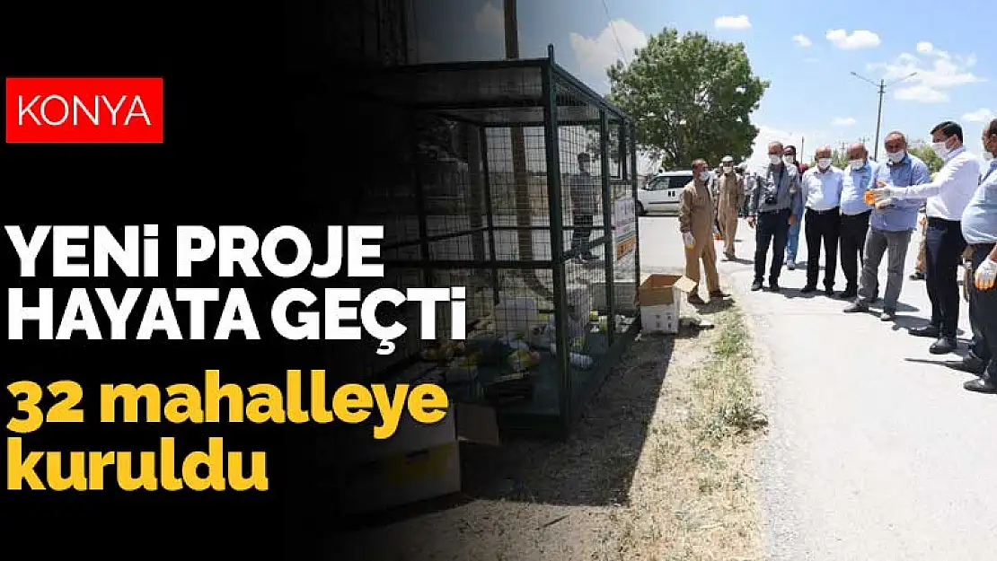 Konya Karatay Belediyesi'nin yeni projesi hayata geçti! 32 mahalleye kuruldu