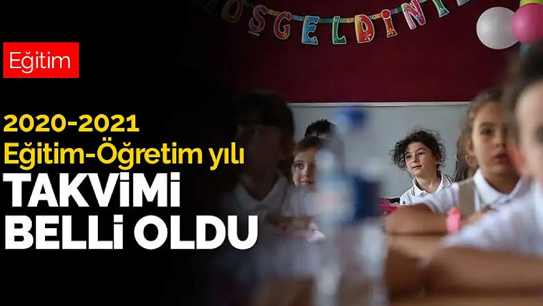 MEB duyurdu! Okullar 31 Ağustos'ta açılıyor