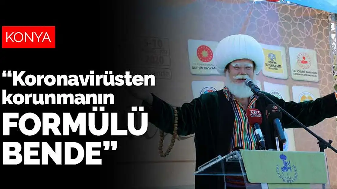 Temsili Nasreddin Hoca koronavirüsten korunmanın formülü bende dedi