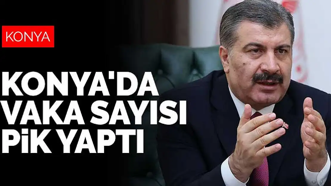 Bakan Koca açıkladı! Konya'da koronavirüs vaka sayısı zirveye ulaştı!