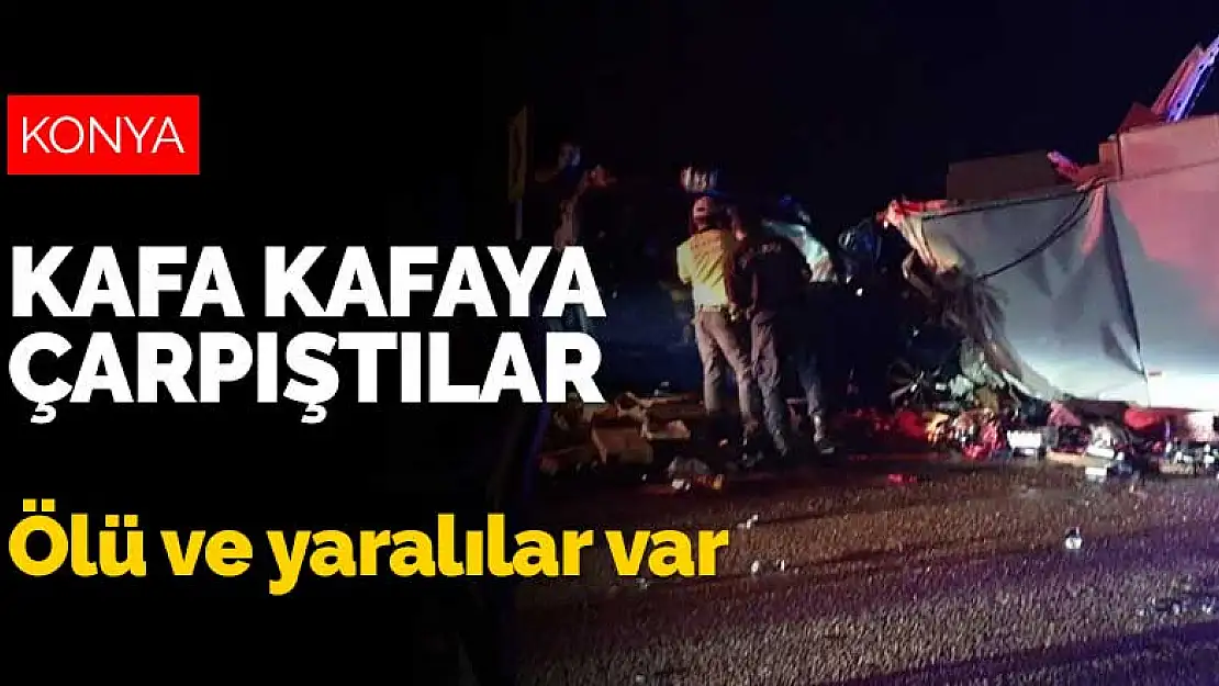 Konya plakalı 2 araç Alacabel'de kafa kafaya çarpıştı! Ölü ve yaralılar var