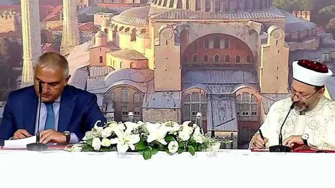 Ayasofya için işbirliği protokolü imzalandı