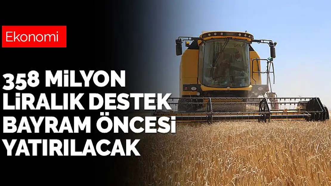 Bakan Pakdemirli müjdeyi verdi! 358 milyon liralık destek bayram öncesi çiftçilerin hesabına yatırılacak