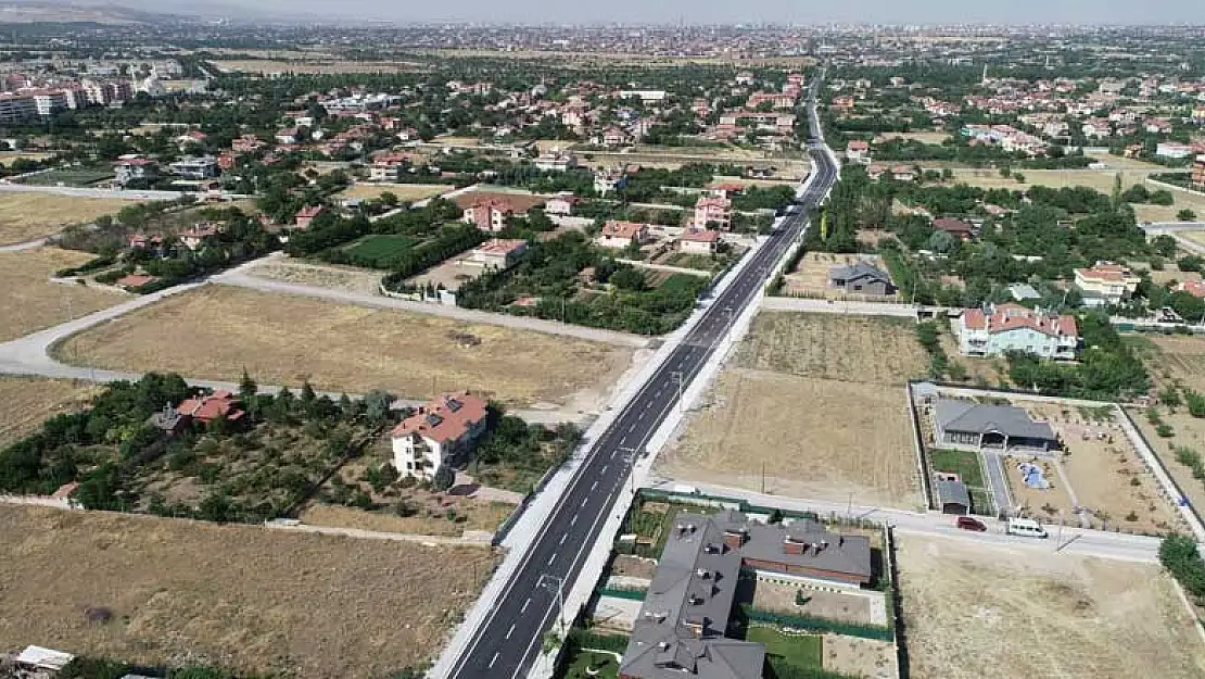 Konya'da deforme olan Gödene yoluna bakım çalışması