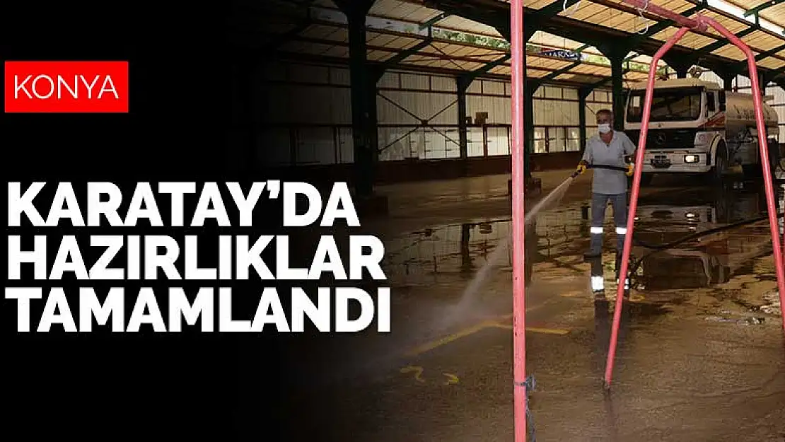 Konya Karatay'da kurban kesimi için belirlenen 13 noktada gerekli tedbirler alındı