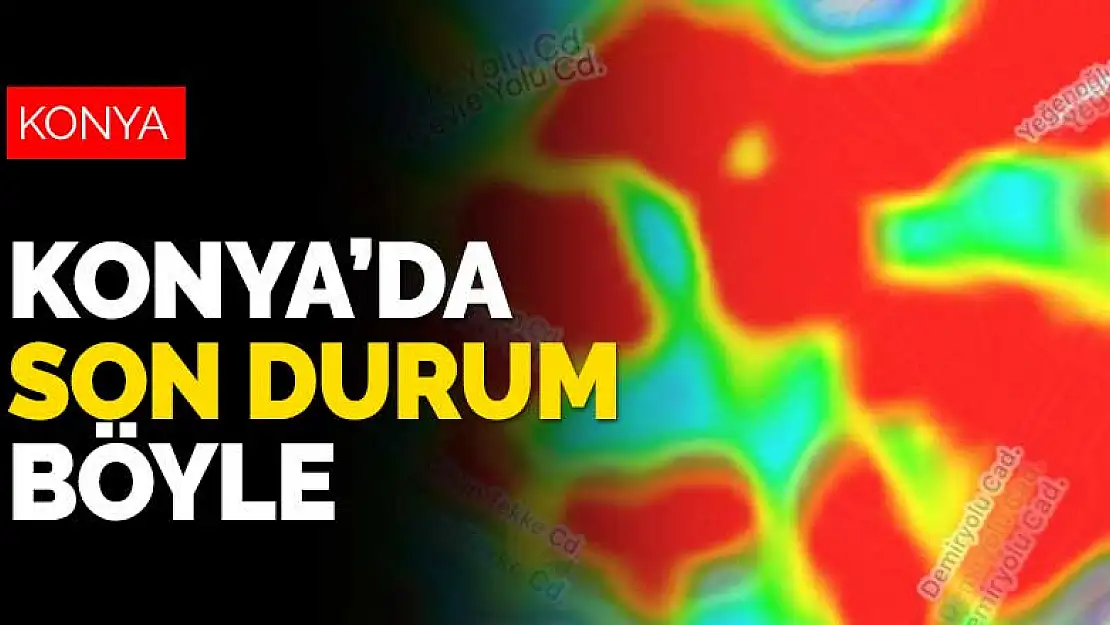 Konya koronavirüse tam olarak teslim olmuş durumda! Risk haritasında başka renk yok gibi