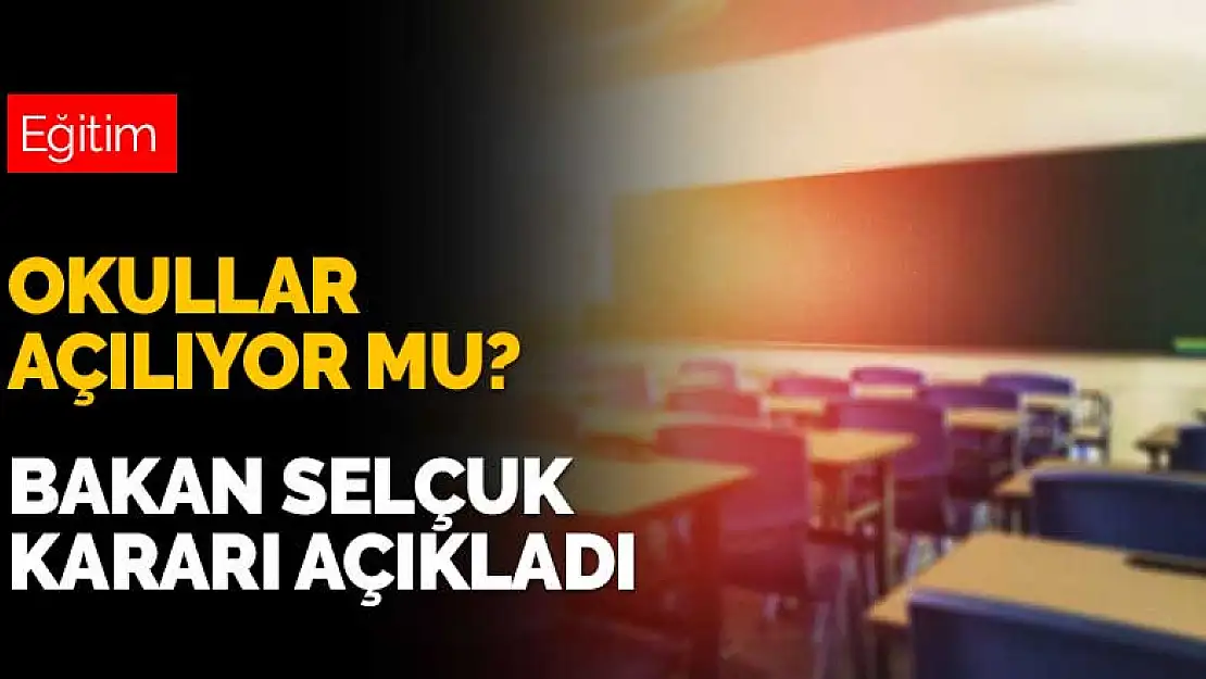 Okullarda yüz yüze eğitim olacak mı? Toplantıdan ne karar çıktı?