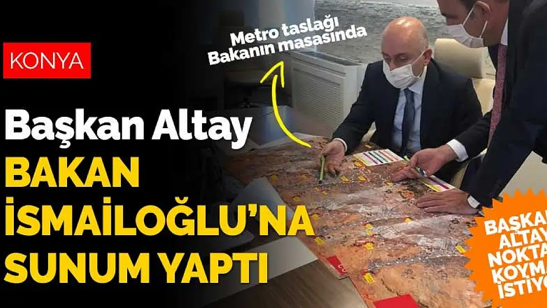 Konya Metrosu'nda ve banliyöde flaş gelişme! Başkan Altay açıkladı