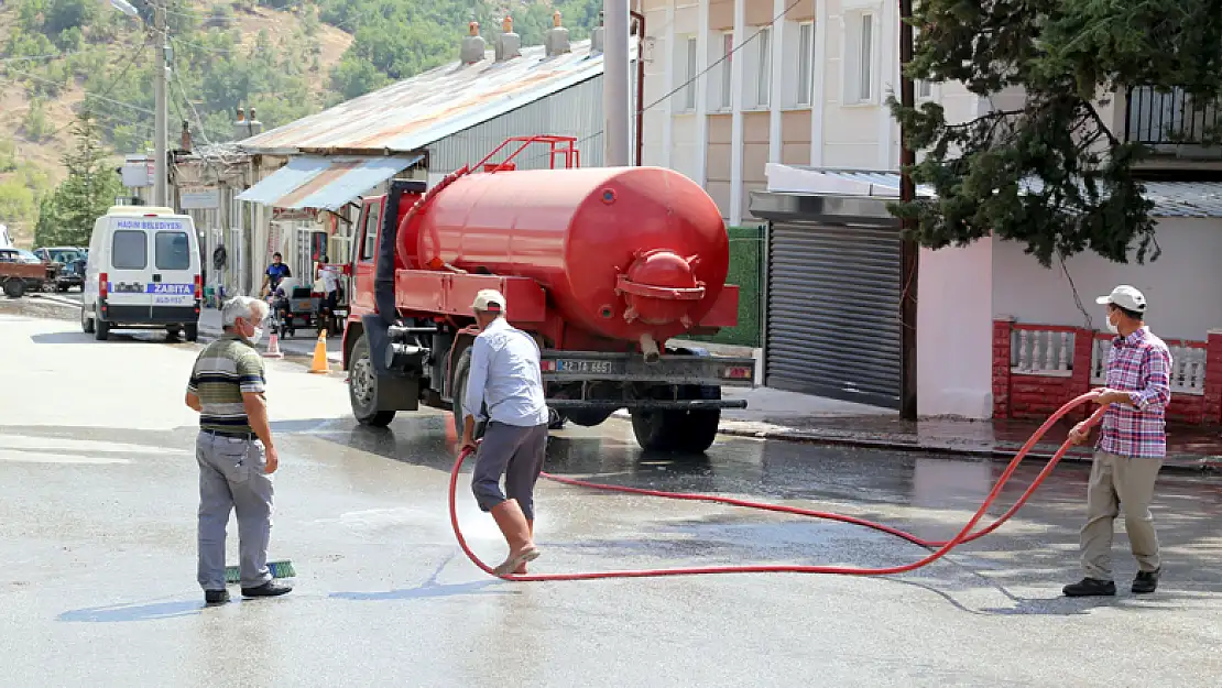 Konya Hadim'de Kovid-19 tedbirleri