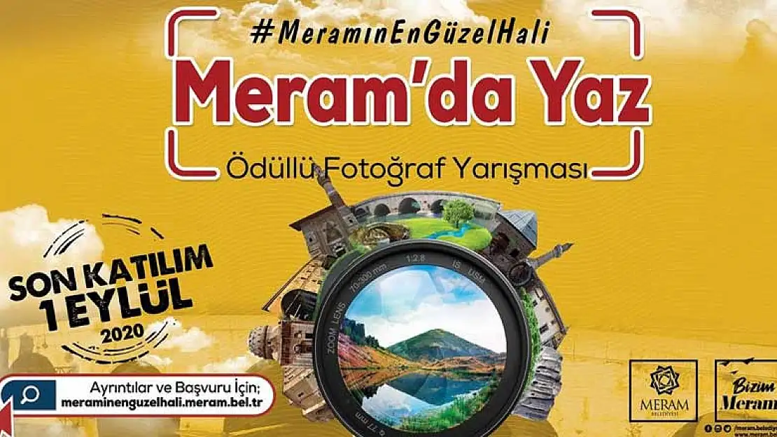 Konya Meram'da ödüllü yaz yarışması için son müracaat tarihi 1 Eylül