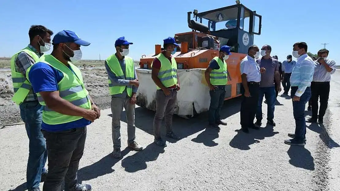 Karatay Yarma'da asfaltlama çalışmaları devam ediyor