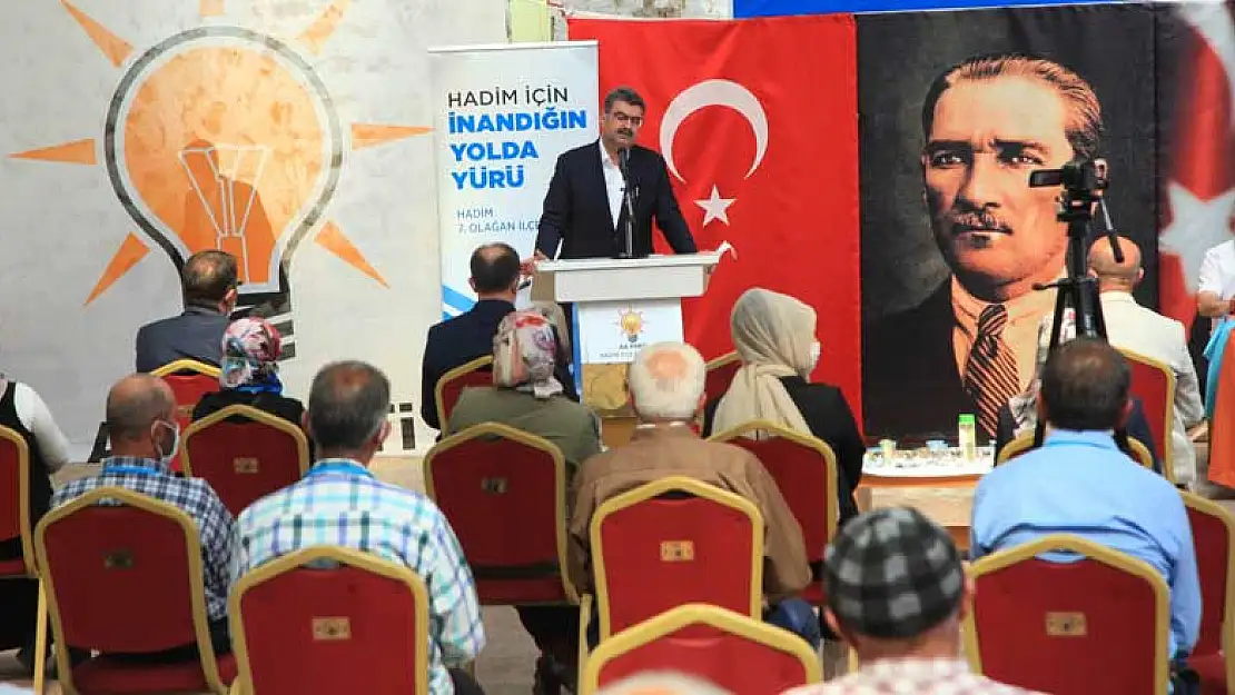 AK Parti Hadim'de Ahmet Özbahar güven tazeledi