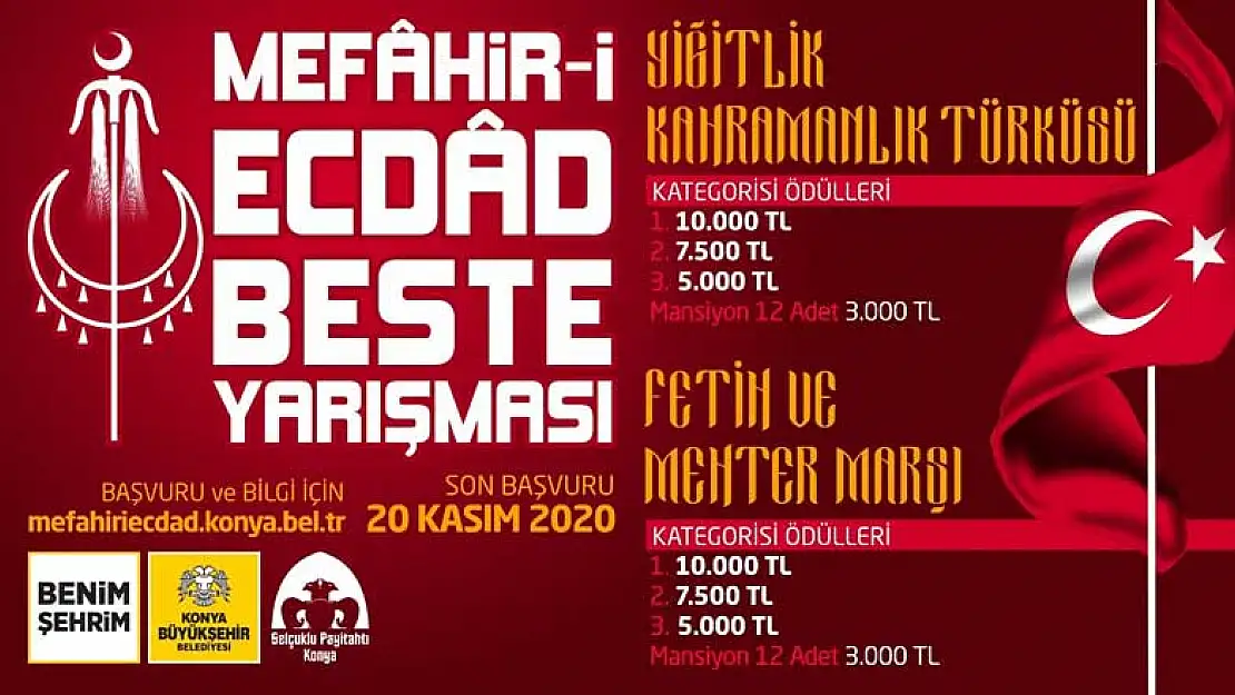 Konya Büyükşehir Belediyesi beste yarışması düzenliyor