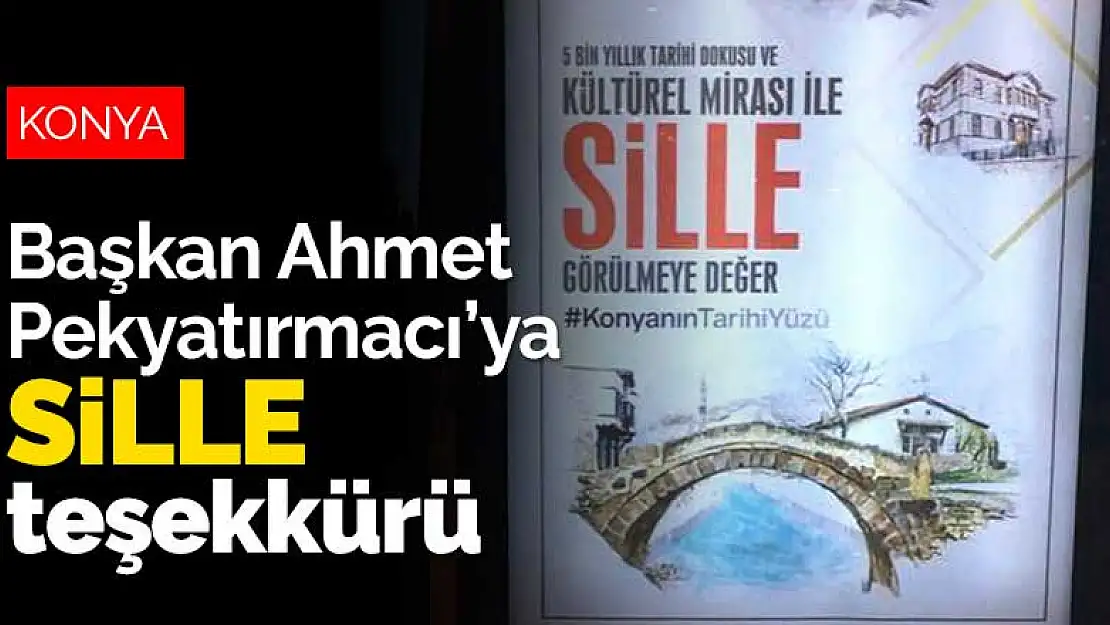 Başkan Pekyatırmacı'ya Sille teşekkürü