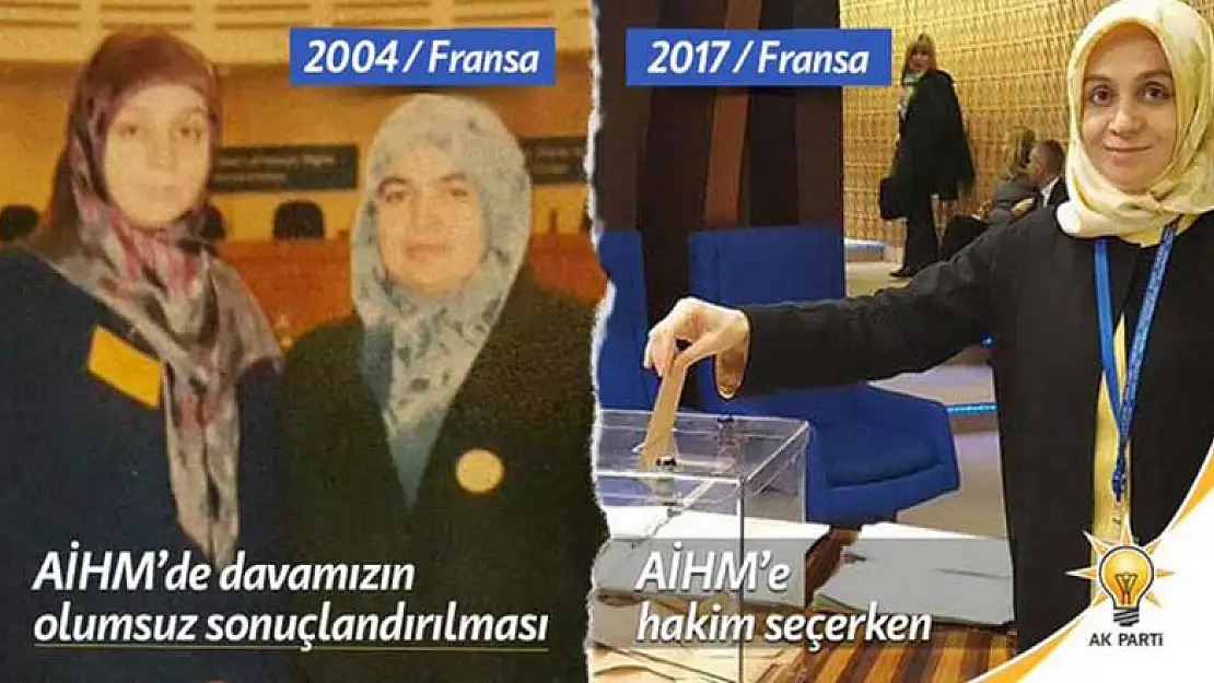 Leyla Şahin Usta AİHM'de hâkim seçtiği güne ait fotoğrafını paylaştı