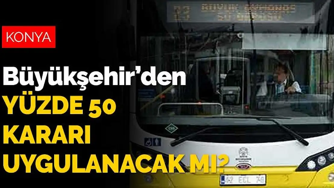 Konya Büyükşehir Belediyesi'nden toplu ulaşım duyurusu geldi! 14 Eylül'de ATUS'tan takip edin