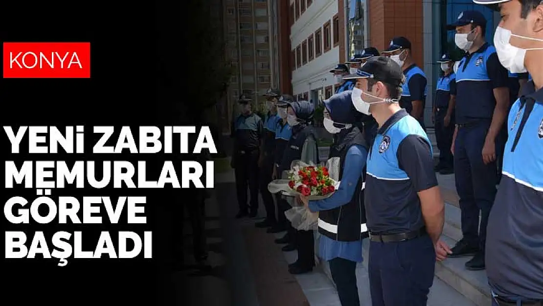 Selçuklu Belediyesi'nin yeni zabıta memurları göreve başladı