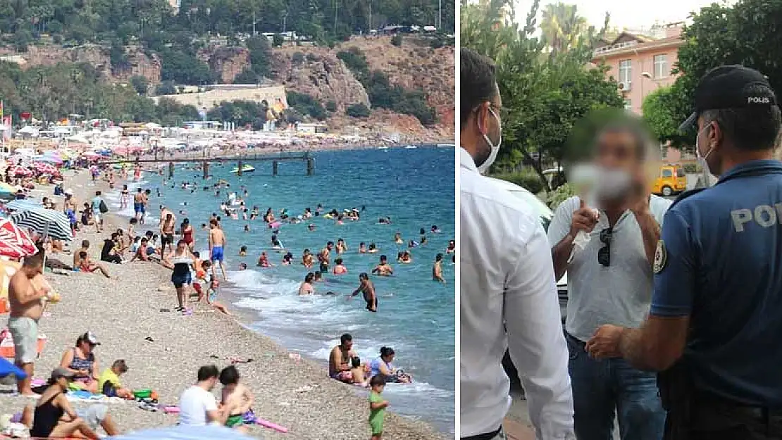 Antalya'nın koronavirüs çıkmazı! Bir yanda maskesiz turistler diğer yanda maskeli vatandaş