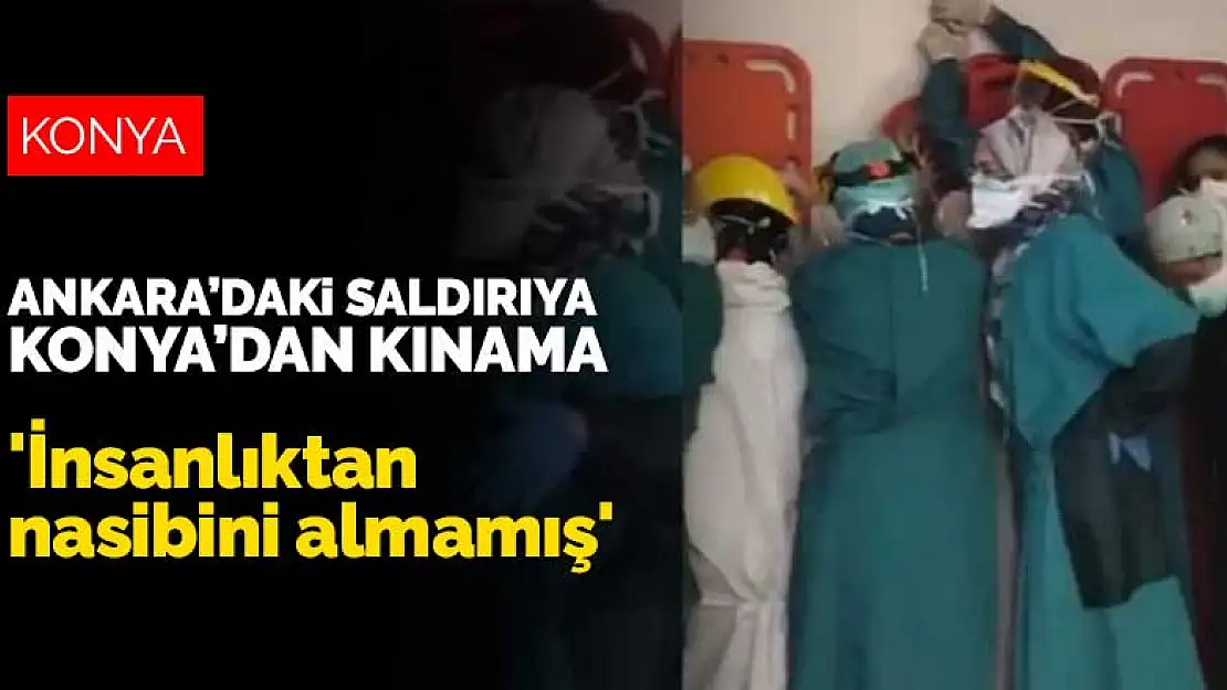 Ankara Keçiören'de sağlık çalışanlarına saldırıya Konya'dan kınama! 'İnsanlıktan nasibini almamış'