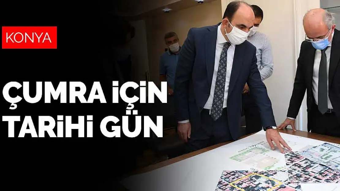 Konya'nın Çumra ilçesinde tarihi gün! Musluklardan memba suyu akmaya başladı