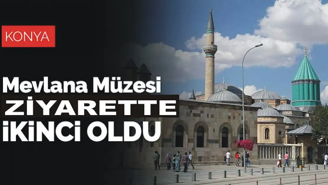 Konya'da koronavirüs vakalarının arttığı dönemde Mevlana Müzesi ziyarette ikinci oldu