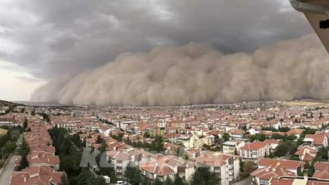 Ankara'yı kasıp kavuran toz fırtınasının sebebi belli oldu