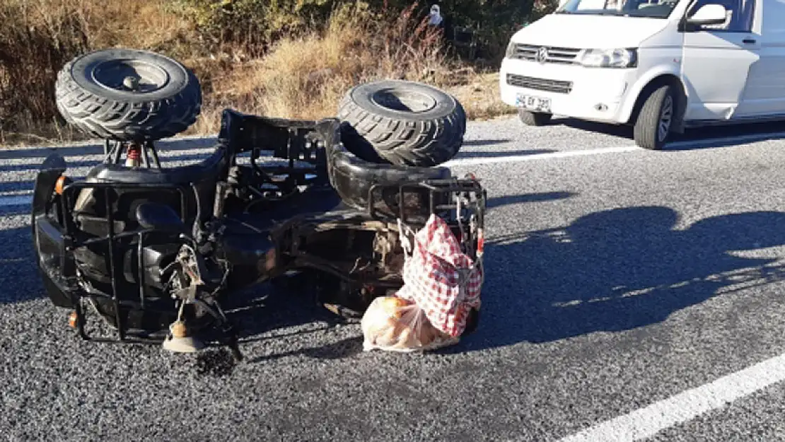 Konya Akşehir'de ATV kazası: 1 yaralı