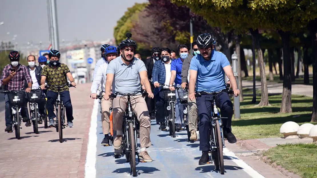 Bakan Kurum ve Başkan Altay Sağlıklı Yaşam İçin Konya'da Pedal Çevirdi