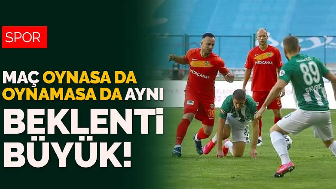 Konyaspor maç oynasa da oynamasa da aynı! Namağlup Konyaspor'dan beklenti büyük