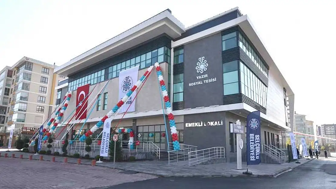 Selçuklu Yazır Sosyal Tesisi açıldı