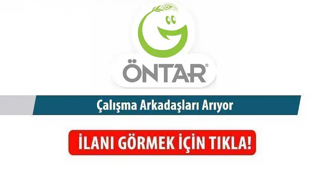 Konya Öntar Tarım elemanlar arıyor! 2 birim için personel