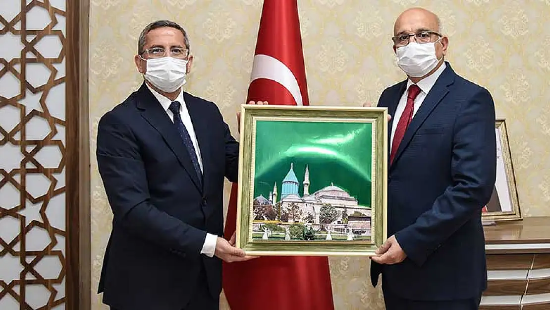 Konya İl Temsilcisi Ezginci'den İl Milli Eğitim Müdürü Büyük'e ziyaret