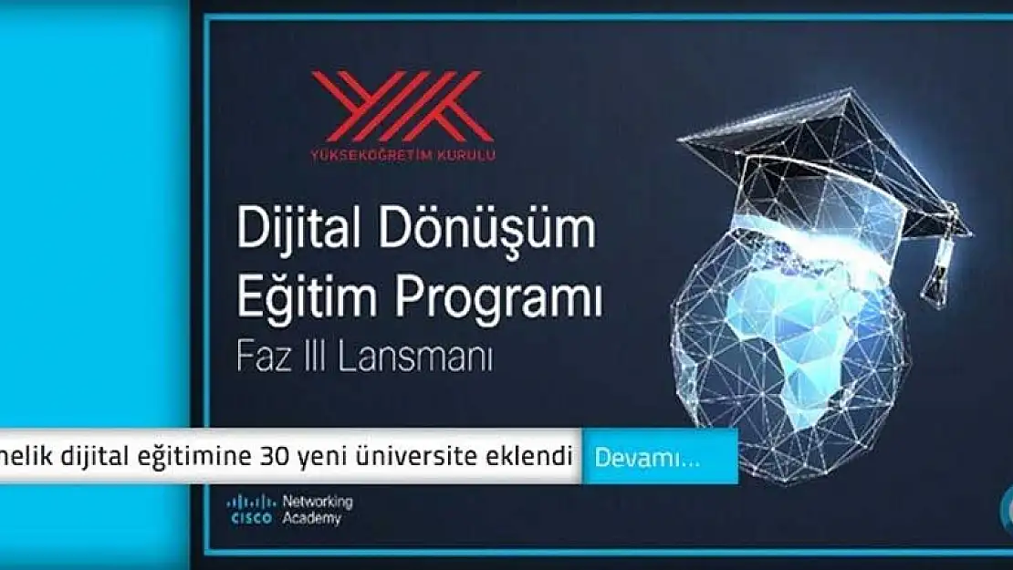 Konya Teknik  Üniversitesi'nin dijital eğitimi tamamlandı