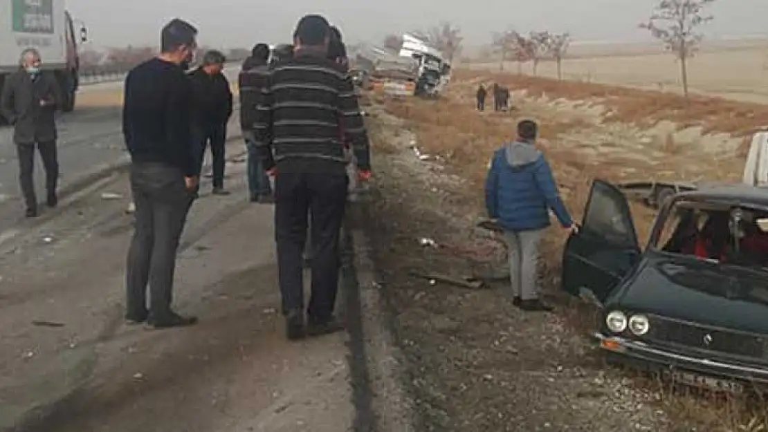 Konya'da beklenen kar sınırda kalmışa benziyor! İlk görüntü geldi