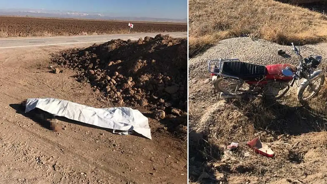 Konya'da kontrolden çıkarak devrilen motosikletin sürücüsü hayatını kaybetti