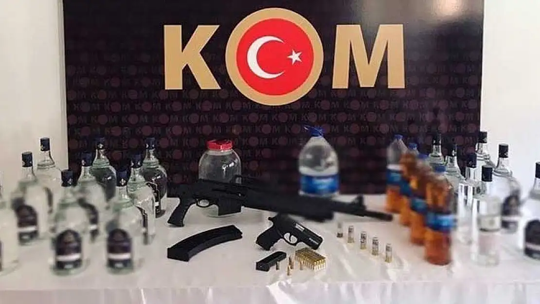 Konya'da 45 litre sahte alkol yakalandı